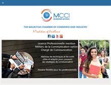 Tablet Screenshot of mccibusinessschool.org
